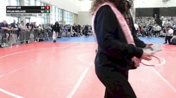 90-I lbs Quarterfinal - Hunter Lee, Cordoba Trained vs Dylan Mellage, Yale Street