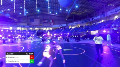 101 lbs 2nd Place - Kennedy Portlock, Queens Of Mayhem vs Jayde Sandoval, 806 Takedown Wreslting