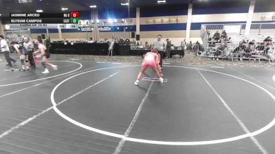 155 lbs Consi Of 16 #2 - Jasmine Arceo, Ng Bombers vs Elysum Campos, Eastvale Elite WC