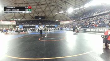 Girls 4A 100 lbs 3rd Place Match - Lanaia Selig, Bonney Lake (Girls) vs Alyzah Gonzalez, Richland (Girls)
