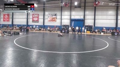 96 lbs Lucas Allison, Nebraska vs Jackson DeSalvo, Louisiana