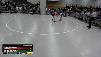 175 lbs Quarterfinal - Maximus Morse, Connecticut vs Brody Wilson, MWC Wrestling Academy