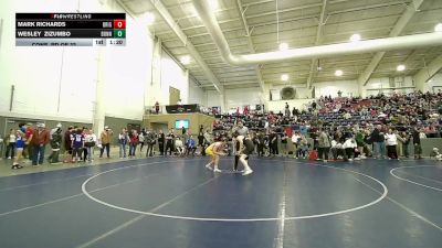 132 lbs Cons. Rd Of 32 - Mark Richards, Brighton vs Wesley Zizumbo, Bonneville