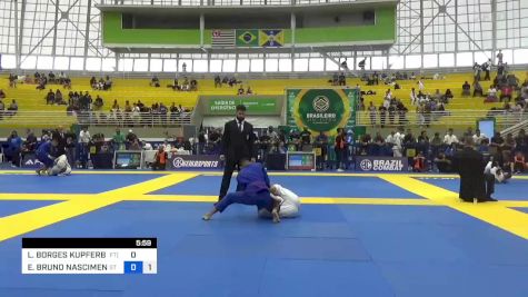 LUAN BORGES KUPFERBERG vs ERLISON BRUNO NASCIMENTO 2023 Brasileiro Jiu-Jitsu IBJJF