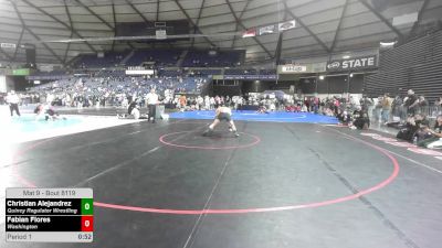 65 lbs 3rd Place Match - Christian Alejandrez, Quincy Regulator Wrestling vs Fabian Flores, Washington