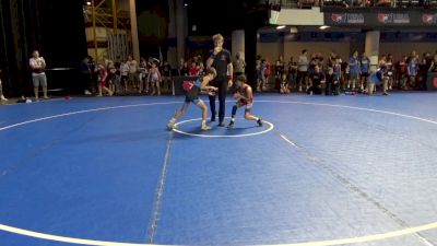 58 lbs 3rd Place Match - Rivers Tahdooahnippah, Elgin Wrestling Club vs Charlie Kozol, The Best Wrestler