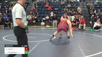 285 lbs Round Of 16 - Corbin Hayes, Bakersfield vs Luke Christensen, Sacramento City