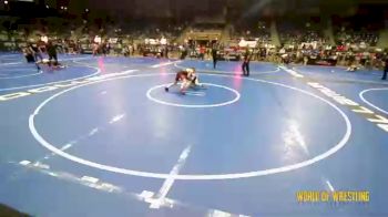 88 lbs Semifinal - Grayson Eggum, MN Elite vs Weston Borgers, X-Calibur