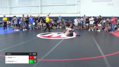 120 lbs Pools - Luke Cline, Rebellion vs Anthony Pizzuli, Rogue W.C. (OH)