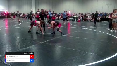 119 lbs Semifinal - Bruce Li, Golden Bears Wrestling Club vs Edgar Estrada, Miami Wrestling Club