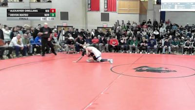 113 lbs Final - Alexavier Orellana, Woburn vs Devon Mateo, West Springfield