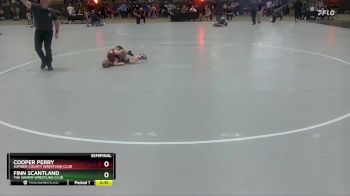 85 lbs Semifinal - Finn Scantland, The Swarm Wrestling Club vs Cooper Perry, Sumner County Wrestling Club