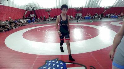 120 lbs Semis & Wb (16 Team) - Aiden Quezada, Albert Lea Area vs Peyton Schoettle, Roncalli A