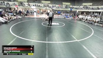 113 lbs Quarterfinals (8 Team) - Kyle McCarthy, New Prague vs Braylon Gonzalez, Xavier
