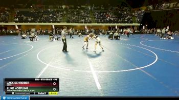 98 lbs Cons. Round 5 - Jack Schreiber, Iowa vs Luke Hoefling, Siouxland Wrestling Academy