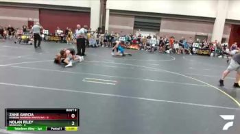 108 lbs Round 3 (6 Team) - Zane Garcia, Modern Warrior Wrestling vs Nolan Riley, Brawlers