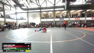 87-96 lbs Semifinal - Jaxson Barton, Young Guns vs Jake Pechter, Built By Brunson