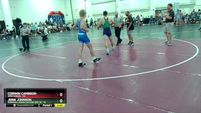 165 lbs Round 5 (16 Team) - Corwin Cambron, Iowa Gables vs Keegan Poppe, Nebraska Green Machine (Dev B)