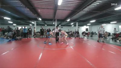 130 lbs Round 2 - Liam McGuigan, Steller Trained Embo vs Brayden Kratz, Terps Xtreme
