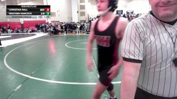 138 lbs Quarterfinal - Moises Morales-Orozco, Branford vs Hayden Minns, North Haven