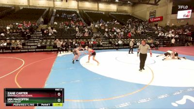 135 lbs Champ. Round 1 - Ian Magoffin, Cedar Valley vs Zane Carter, Grantsville High School