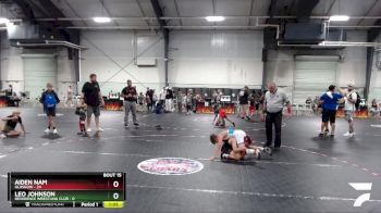 80 lbs Round 5 (6 Team) - Aiden Nam, Glasgow vs Leo Johnson, Reverence Wrestling Club