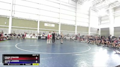 120 lbs Placement Matches (8 Team) - Colin Strayer, Indiana vs Gavin Landers, Iowa