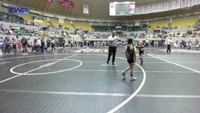 60 lbs Rr Rnd 1 - Heidi Robinson, Panther Youth Wrestling-CPR vs Rowan McClure, Bentonville Wrestling Club