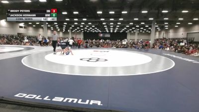 75 lbs Cons. Semis - Brody Peters, Sebolt Wrestling Academy vs Jackson Hermann, Greater Heights Wrestling Club