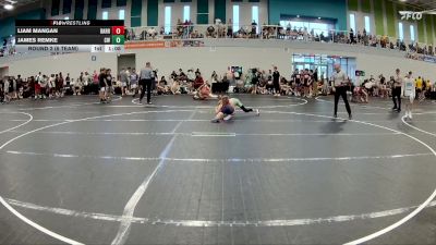 88 lbs Round 2 (6 Team) - Liam Mangan, Team Barracuda vs James Remke, Creeks Wrestling