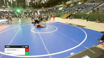 106 lbs 3rd Place - Jay Hammarsten, Pinnacle vs Kyan Davis, Pinnacle