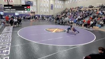 120 lbs Cons. Round 2 - Daniel Baugh, Independence vs Owen Yat, Cain Ridge