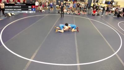 126 lbs Champ. Round 1 - Emiliano Carrillo, MN Elite vs Domenek Williams, Storm
