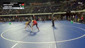 115 lbs Cons. Semi - Paisley Johnson, North East Iowa Wrestling Club vs Hanley Bahl, Sarbacker Wrestling Academy