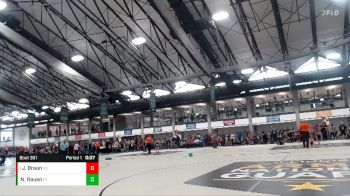 63-66 lbs Quarterfinal - Jaxon Braun, Vincennes Grapplers vs Nora Rauen, Force Elite