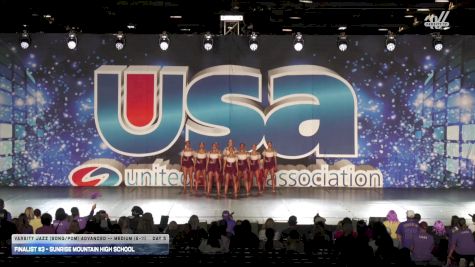 Finalist #3 - Sunrise Mountain High School [2026 Varsity Jazz (Song/Pom) Advanced -- Medium (8-11) Day 5] 2026 USA Spirit Nationals & Collegiate Championships