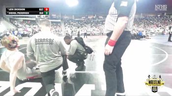 B6A-144 lbs Quarterfinal - Levi Dicksion, Mustang vs Diesel Pedersen, Broken Arrow