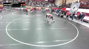 285 lbs Champ. Round 2 - Devon Sibbett, Minico vs Joshua Lara, Bishop Kelly High School