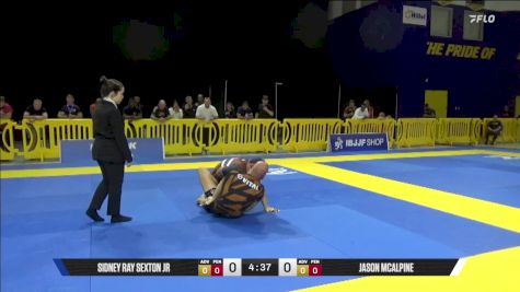 Jason McAlpine vs Sidney Ray Sexton JR 2025 Pan IBJJF Jiu-Jitsu No-Gi Championship