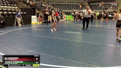 75 lbs Cons. Round 4 - Eli Thompson, The Best Wrestler vs Charlie Haneborg, Midwest Destroyers