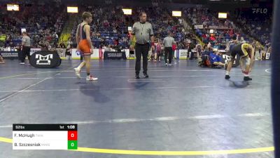 97 lbs Round Of 32 - Gavin Bricker, Trinity vs Gabe Oberheim, Montgomery