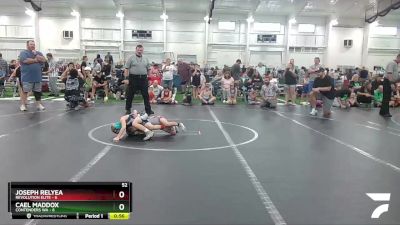 52 lbs Round 4 (6 Team) - Cael Maddox, Contenders WA vs Joseph Relyea, Revolution Elite