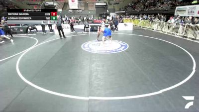 Champ. Round 1 - Nathan Garcia, Chino High School Wrestling vs Adrian Espinoza, Pioneer Valley High School Wrestling