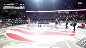 1st Place Match - Elijah Schunke, Brandon Valley vs Ayden Kellogg, Rapid City Stevens