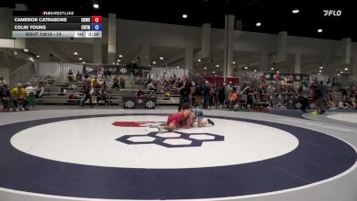 74 lbs Cons. Round 7 - Cameron Catrabone, Cliff Keen Wrestling Club vs Colin Young, Cowboy RTC/ Titan Mercury Wrestling Club (TMWC)