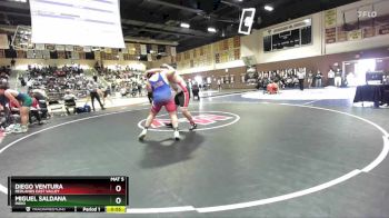 285 lbs Cons. Round 6 - Miguel Saldana, Indio vs Diego Ventura, Redlands East Valley