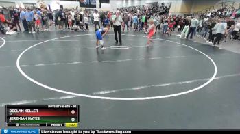 92 lbs Champ. Round 1 - Declan Keller, KS vs Jeremiah Hayes, IL