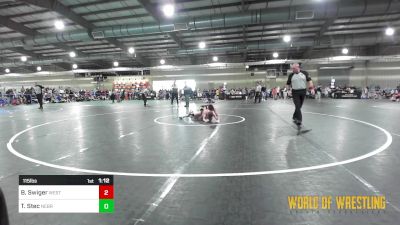 115 lbs Round Of 64 - Brycen Swiger, Westshore Wrestling Club vs Tripton Stec, Nebraska Elite