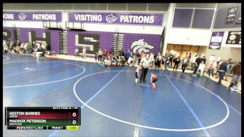 44 lbs Cons. Semi - Maddox Peterson, Westlake vs Heston Barnes, Wingz