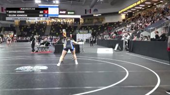 160 lbs Cons. Round 2 - Brynn Green, Albion vs Elleni Johnson, Grand Valley State